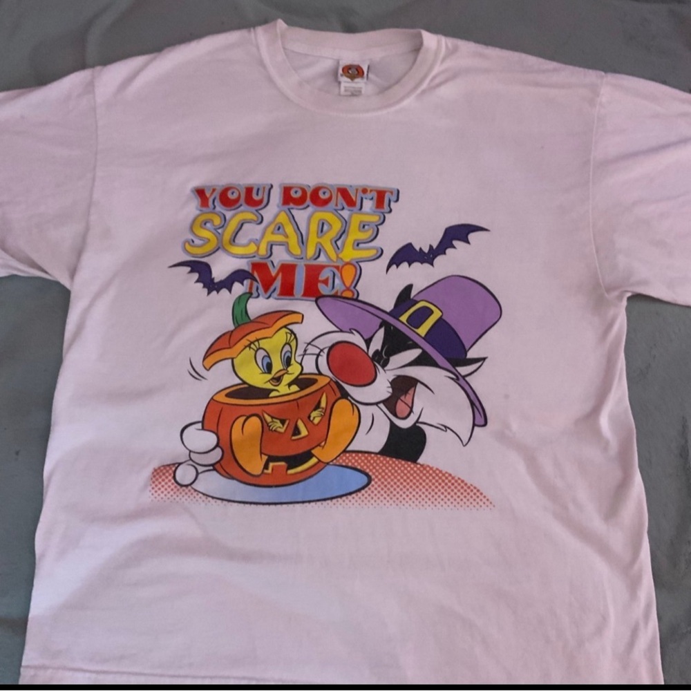 🚫S O L D🚫Vintage Loony Tunes Halloween T-Shirt Size XL